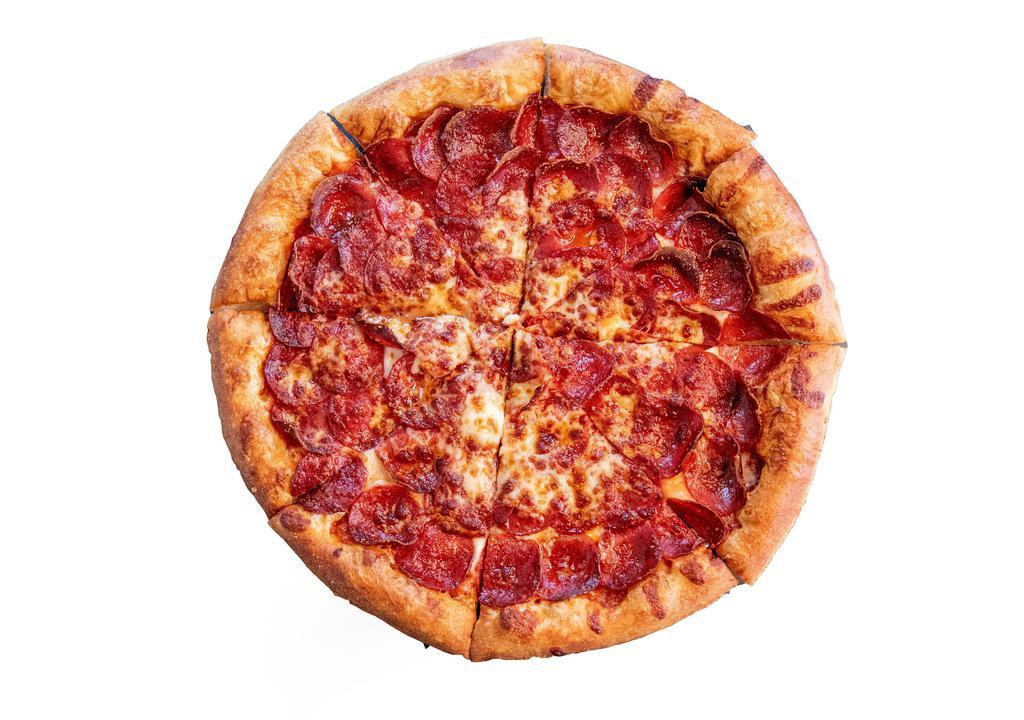 Pepperoni Lovers Pizza · Lots of pepperoni and mozzarella cheese.