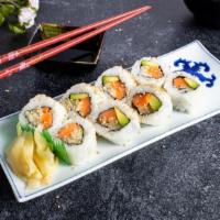 Salmon Seizer Roll · Six to eight pieces of salmon roll.