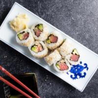 Tuna Spice Roll · Six to eight pieces of spicy tuna roll.