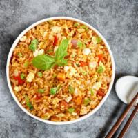 Fried Rice · Rice, egg, peas and carrots
