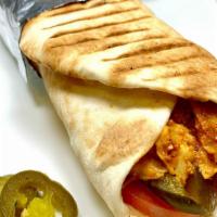 Chicken Shawarma Wrap · Boneless Chicken marinated in lemon, Mary's special seasoning, served with pickles, tomatoes...