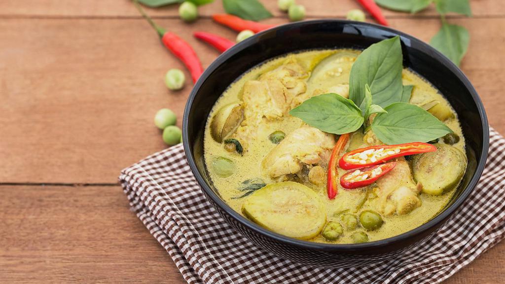 Chicken Thai Curry · Authentic made chicken Thai curry. Made hot & spicy.