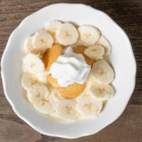 - Bannana Pudding - Banana Pudding · Vanilla Wafflers are soaked in our creamy Banana Pudding Cream, topped with whipped cream an...