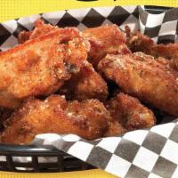 50 Piece Wing Run Wings · Award winning Boneless Wings with your choice of nine flavors