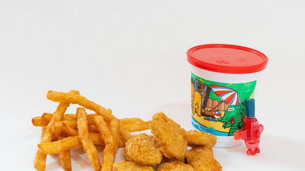 Kids Meal Ck Nuggets · 8 pc Crispy Ck Nuggets with French Fries, Soft drink and Toy.
