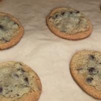Cookies · Baked on site - chocolate chip and sugar cookies.  Package of 2.