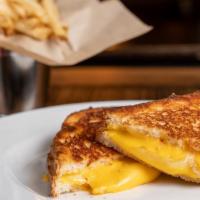 Grown Up Grilled Cheese · Monterey jack, provolone & american cheese on sourdough bread