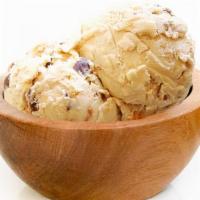 Gelato (Butterfinger) · A playful yet decadent gelato loaded with bits of crunchy peanut butter, milk chocolate cove...