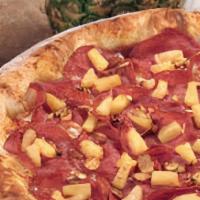 Gourmet Hawaiian Pizza · Aloha Islanders! Our improved version of the classic Hawaiian pizza not only has Canadian ba...