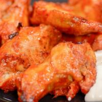 Bone-In Chicken Wings · Bone-In Wings available in Hot or Smokin Sweet BBQ flavor. Served with your choice of dippin...