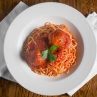 Spaghetti With Marinara · Imported pasta with marinara sauce.  Add chicken or shrimp from Add-On menu.