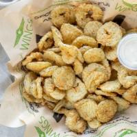 Fried Pickles · Served W/ Ranch