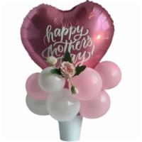 Heart  Day Balloon Bouquet In Pail · Mylar Heart  Balloon  Heart and 8 latex ballons in our signature pail. With Personal Message