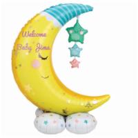 Welcome Baby Moon Column  · Now Avaialble for purchase! 55 inch Giant Welcome Baby Moon Column!  Name or custom message ...