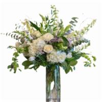 Classic Bloom  · Classic White and Ivory Blooms with premium filler and greenery.  With accents of lavender!