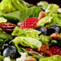 Red, White & Blue Salad · With grilled or fried chicken