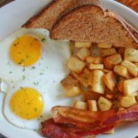 Hill Country Breakfast · One egg, choose a breakfast meat, and a breakfast bread: sausage, ham, bacon, Canadian bacon...