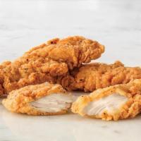 Chicken Tenders · Fresh (Never Frozen), hand battered and seasoned chicken tenders served with your choice of ...