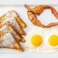 French Toast · Consuming raw or undercooked meat, poultry, eggs, shellfish, or seafood may increase your ri...