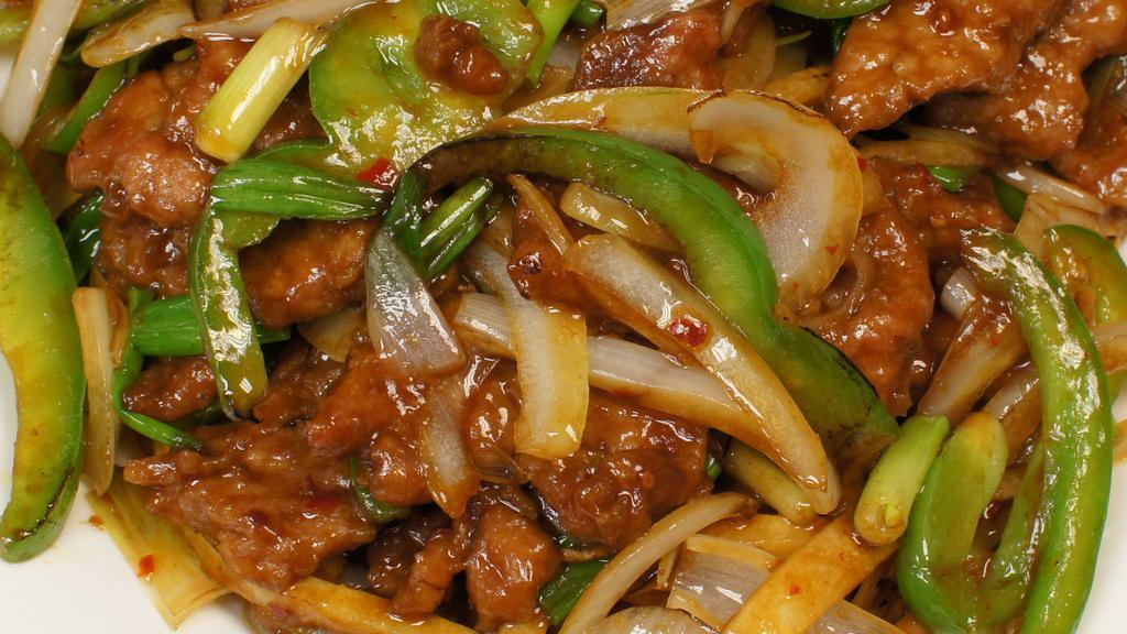 Mongolian Beef  · Hot & Spicy.