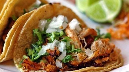 Poker Tacos Plate · Includes four tacos with your choice of one protein.