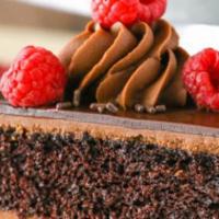 Chocolate Raspberry Cake · 