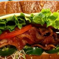 Blt Sandwich · Bacon, green leaf lettuce, tomato.
