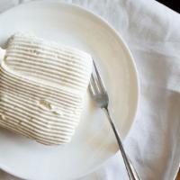 Tres Leches Cake · Sweet white cake soaked in 3-milks with whipped cream.