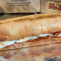 Pepperoni Pizza Sub (Regular) · Serverd toasted with, Mozzerella, Pepperoni, and Pizza Sauce