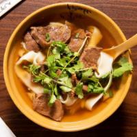 Beef Stewed Noodles Soup 牛肉面 · 