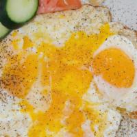 Eggs · Consuming raw or undercooked meats, poultry, seafood, shellfish or eggs may increase your ri...