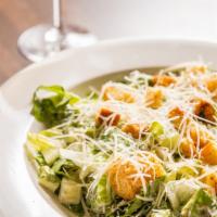 Caesar Salad · Romaine lettuce, parmesan, croutons, and house made Caesar dressing.