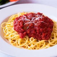 Spaghetti Your Way · Available Gluten-free.