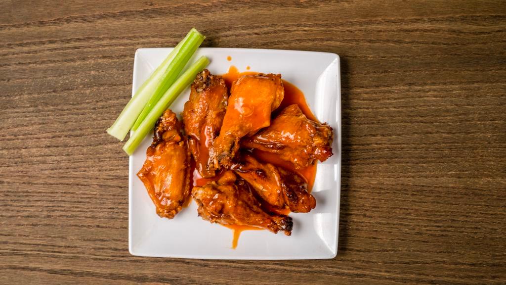 Boneless Wings · Served with ranch or blue cheese. Carrots.