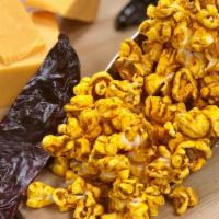 Chipotle Cheddar · Super cheesy popcorn with just the right amount of spice from the smokey chipotle Cheddar.