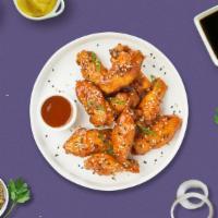 Sweet & Sour Power Wings · Fresh chicken wings breaded, fried until golden brown, and tossed in sweet and sour sauce. S...