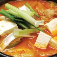 Sn05. Kimchi Chigye · Very spicy. Kimchi soup with pork.
