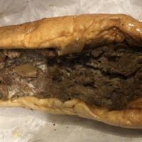 Beef Cheesesteak · All cheesesteaks come with American Swiss cheese and grilled onions.