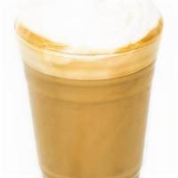 Sea Salt Latte · A year round staple and ours comes both steamed and iced. Topped with unique sea salt whippe...