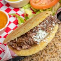 Gorditas · They gorditas come with queso fresco. And the 3 gordita plate. Your choice of meat, beans, o...