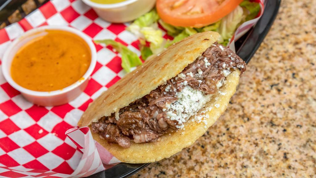 Gorditas · They gorditas come with queso fresco. And the 3 gordita plate. Your choice of meat, beans, or chicharrón and mozzarella (optional). Served with lettuce, tomato, sour cream, and one salsa.