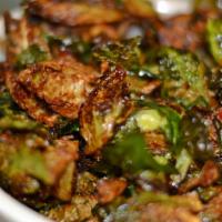 Sss Brussels Sprouts · Vegetarian, spicy, no fish sauce. (Sweet, sour, spicy). Roasted brussels sprouts & crispy Th...