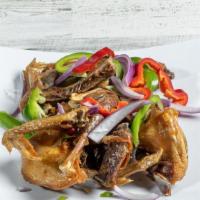 Chicken Bazzar · Deep fried well spiced hen with mixed vegetables
