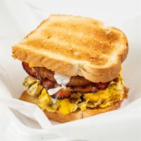 Breakfast Egg Sandwich · Served with regular or toasted white/wheat bread , mayonnaise and a choice of eggs.