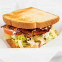 Blt Sandwich · Served with regular or toasted white/wheat bread, mayonnaise, bacon, lettuce, and tomato.