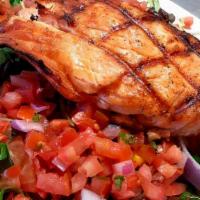 Grilled Salmon Salad · Grilled Salmon on our classic Casa Salad