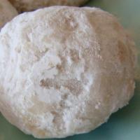 Mexican Wedding · Texas pecans, rolled in powdered sugar, a local classic