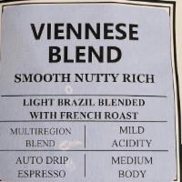 1 Pound Bag Viennese Blend Coffee · Light Brazil Blended With French Roast from local coffee roasters What's Brewing, smooth, nu...