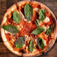 Mama Shack’S Pizza · Classic red sauce, fresh Mozzarella, fresh basil, EVOO.