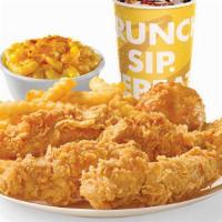 5 Tender Strips® Combo · Five Tender Strips® with two regular sides, one Honey-Butter Biscuit, and a large drink.